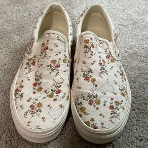 Vintage Flower SlipOn Vans